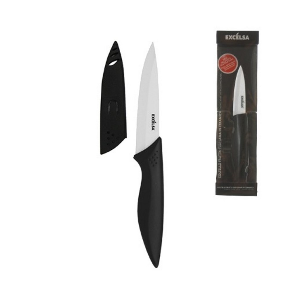 Coltello Chef lama in ceramica bianca cm 10